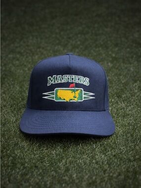 Masters Embroidered Navy Golf Cap